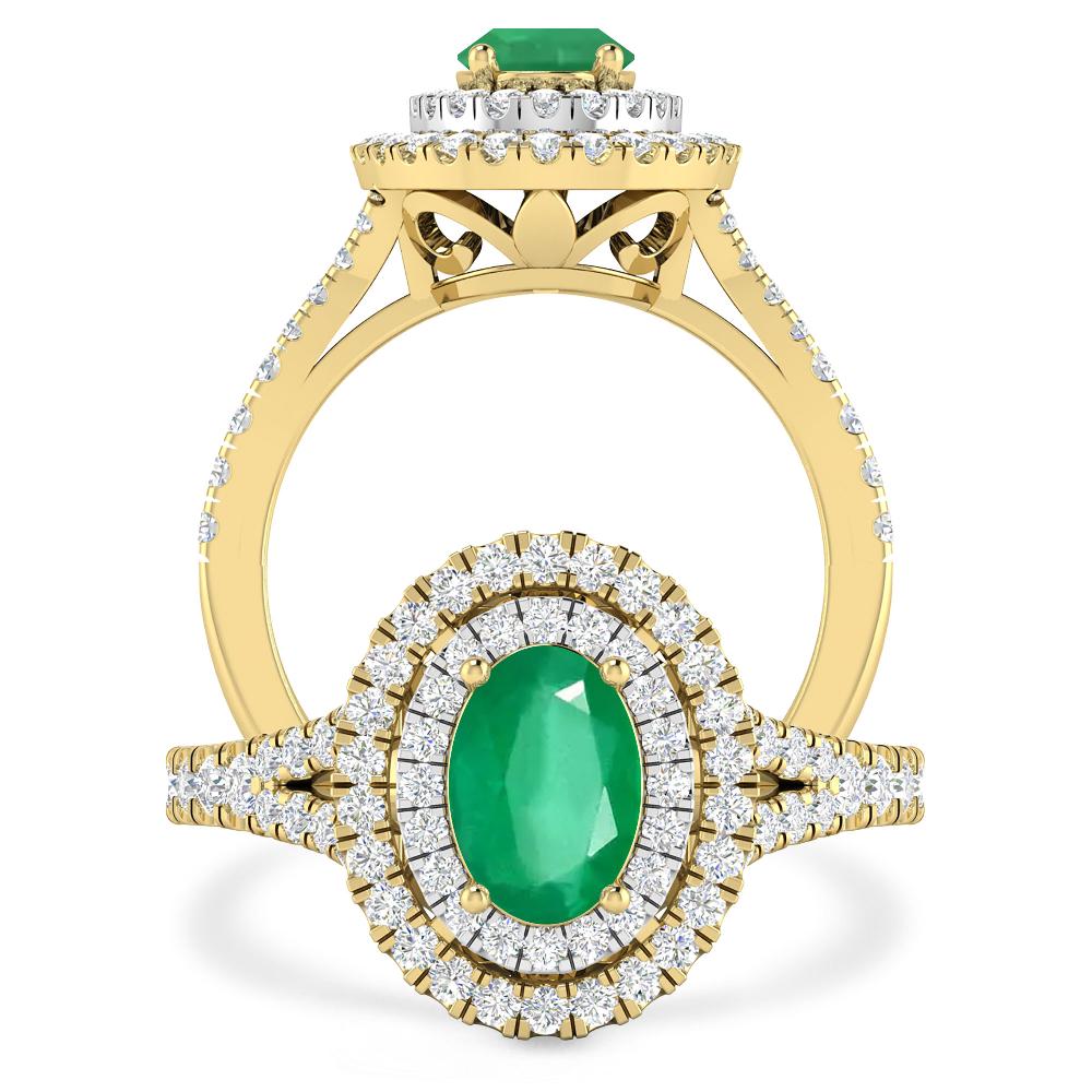 Yellow Gold - Emerald