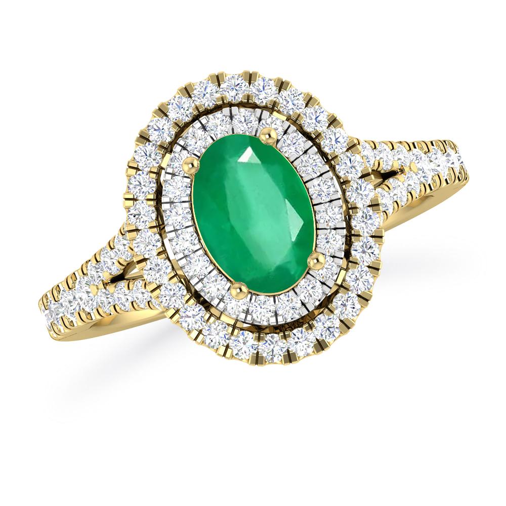 Yellow Gold - Emerald