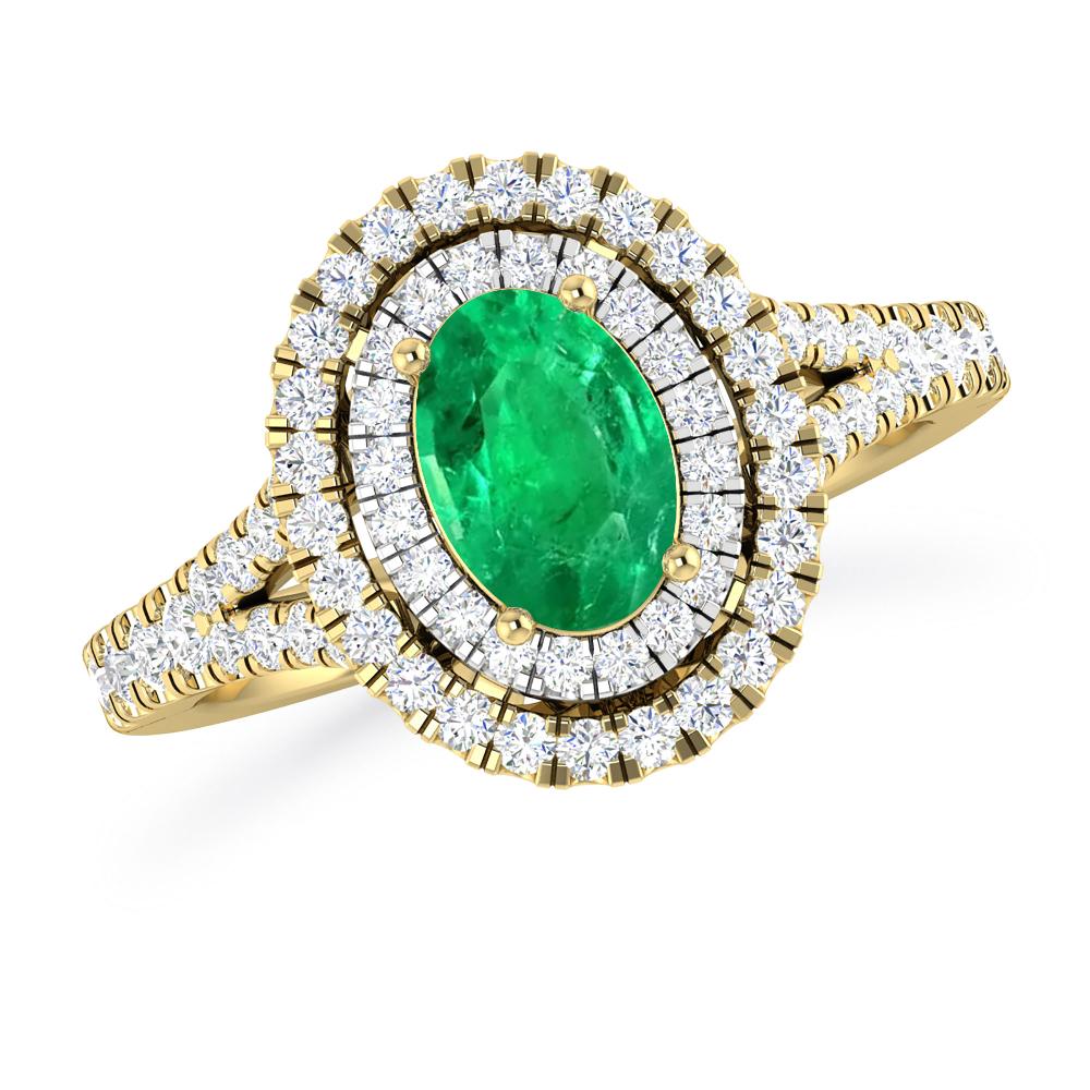 Yellow Gold - Emerald