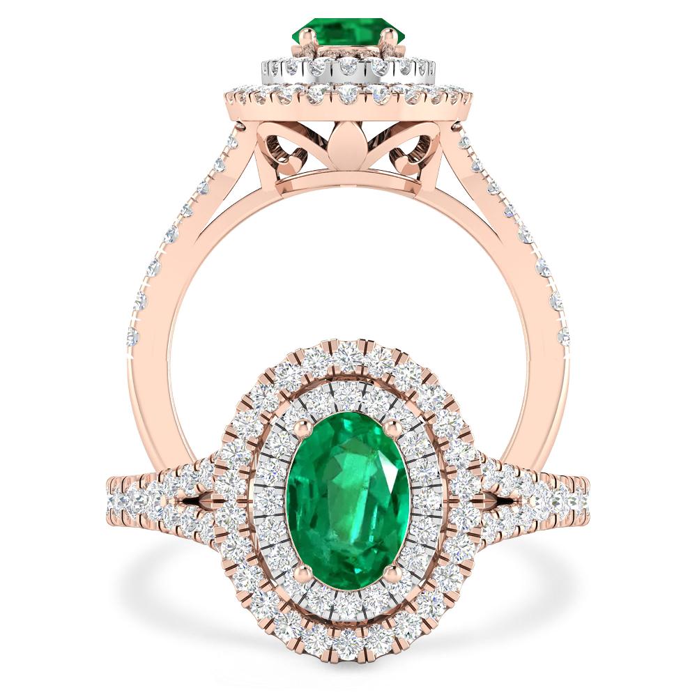 Rose Gold - Emerald