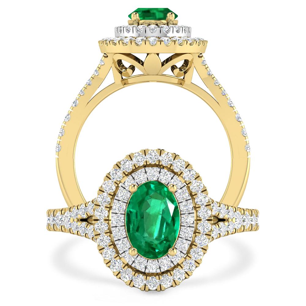 Yellow Gold - Emerald