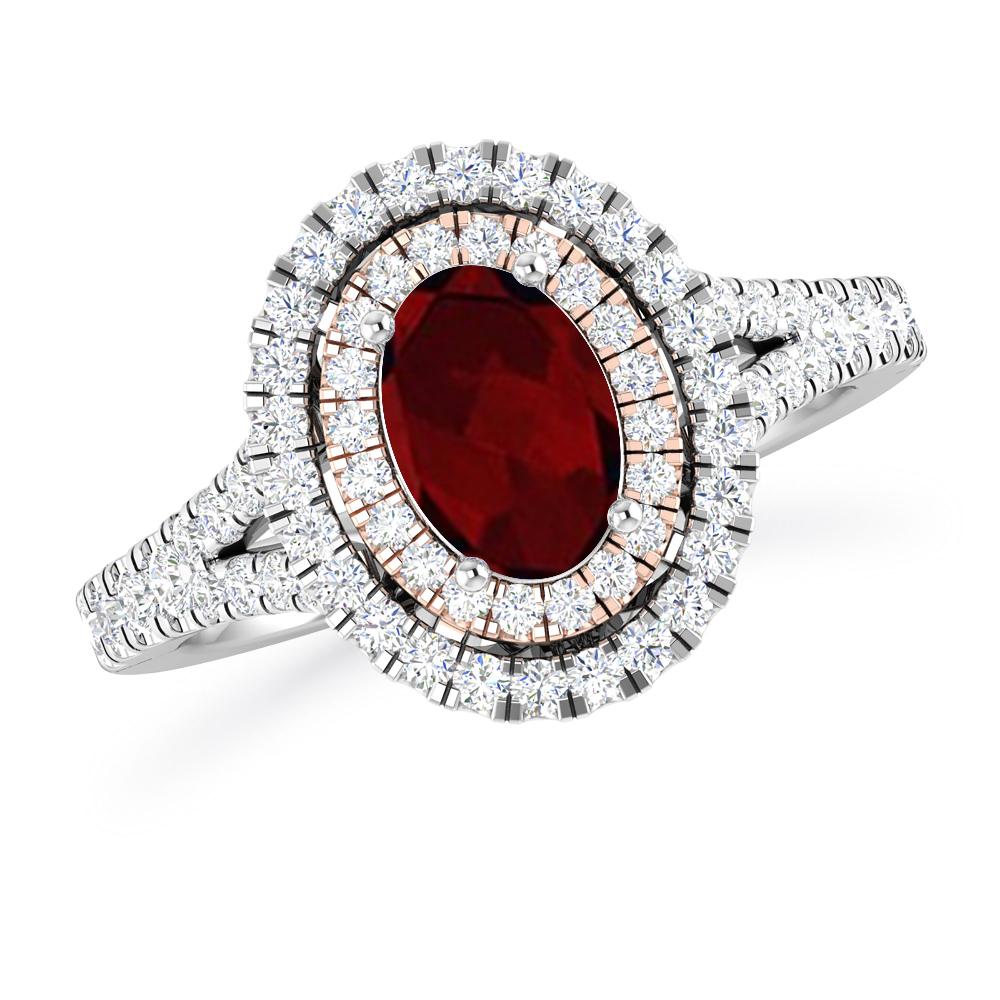 White Gold - Garnet