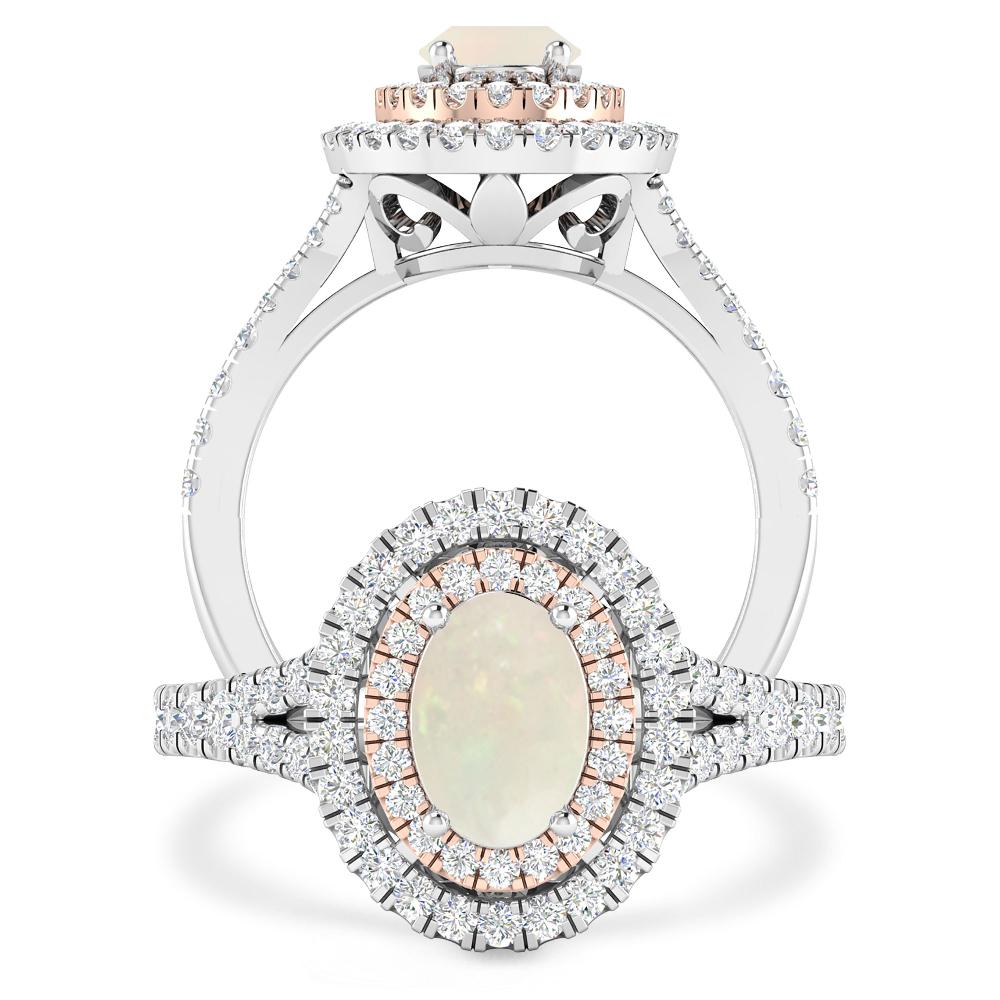 White Gold - Opal