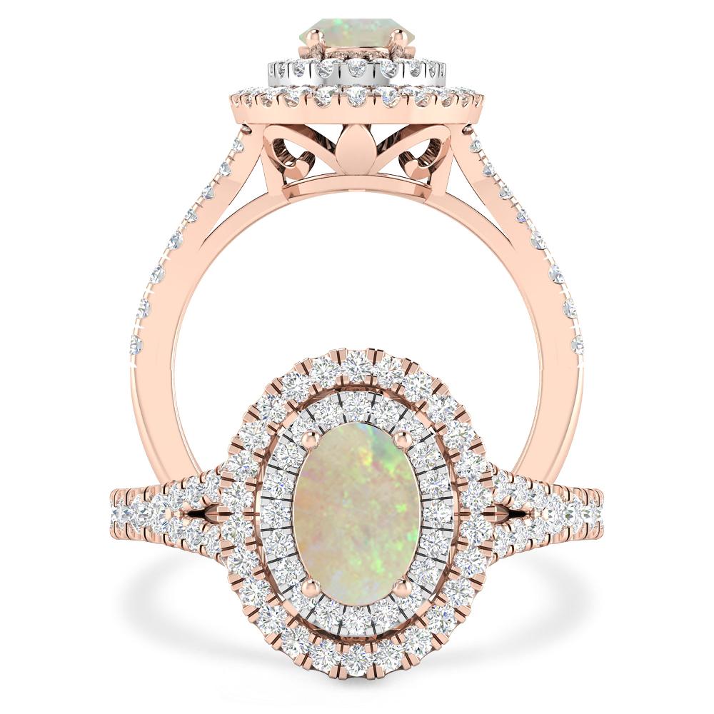 Rose Gold - Opal