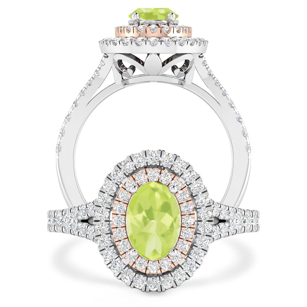 White Gold - Peridot