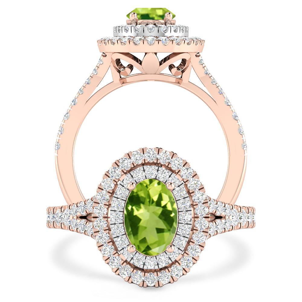 Rose Gold - Peridot