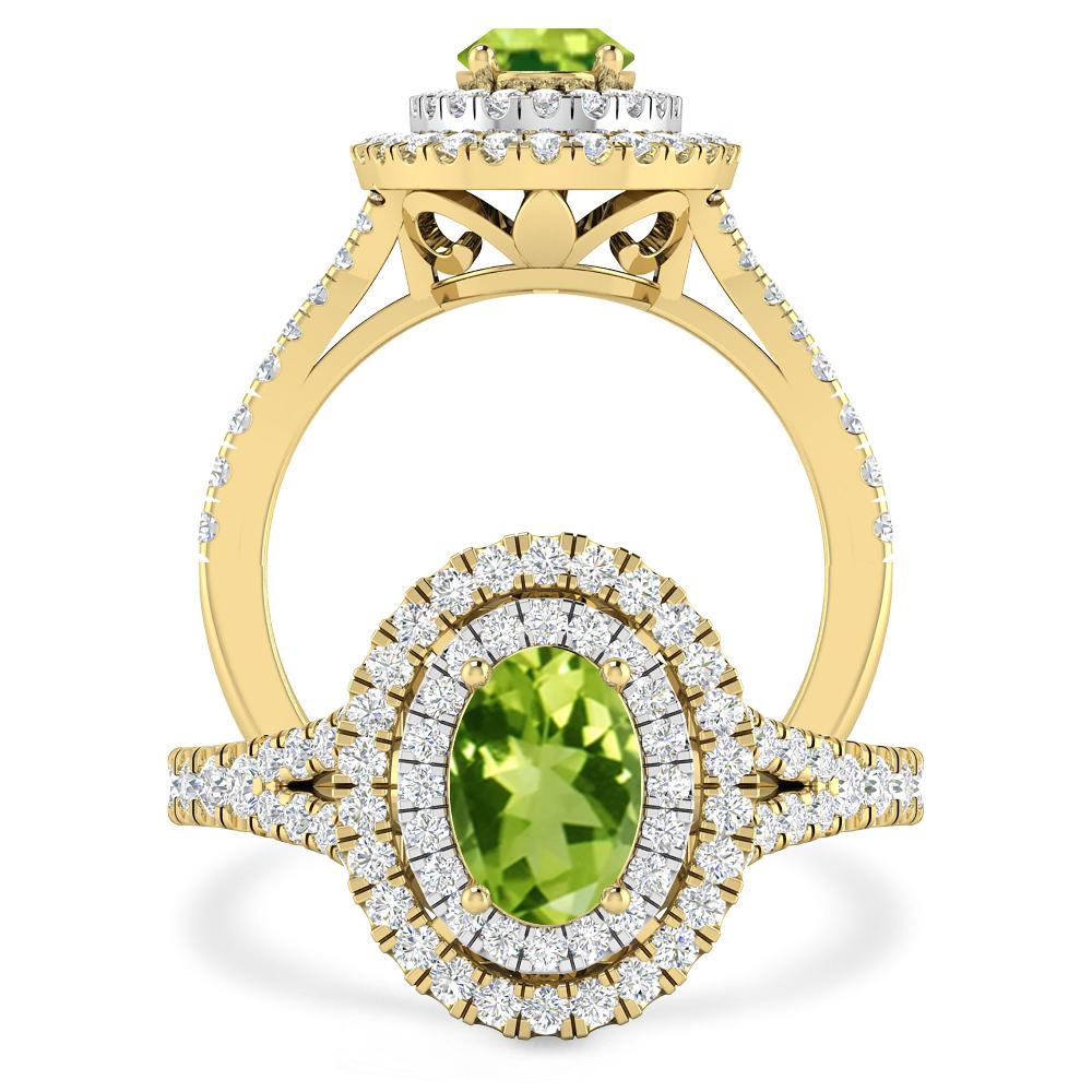 Yellow Gold - Peridot