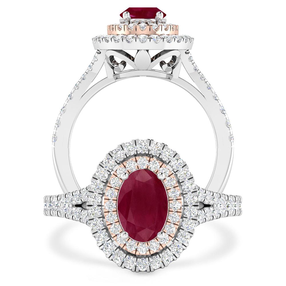 White Gold - Ruby