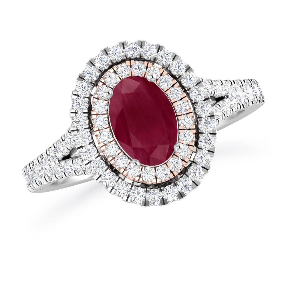 White Gold - Ruby