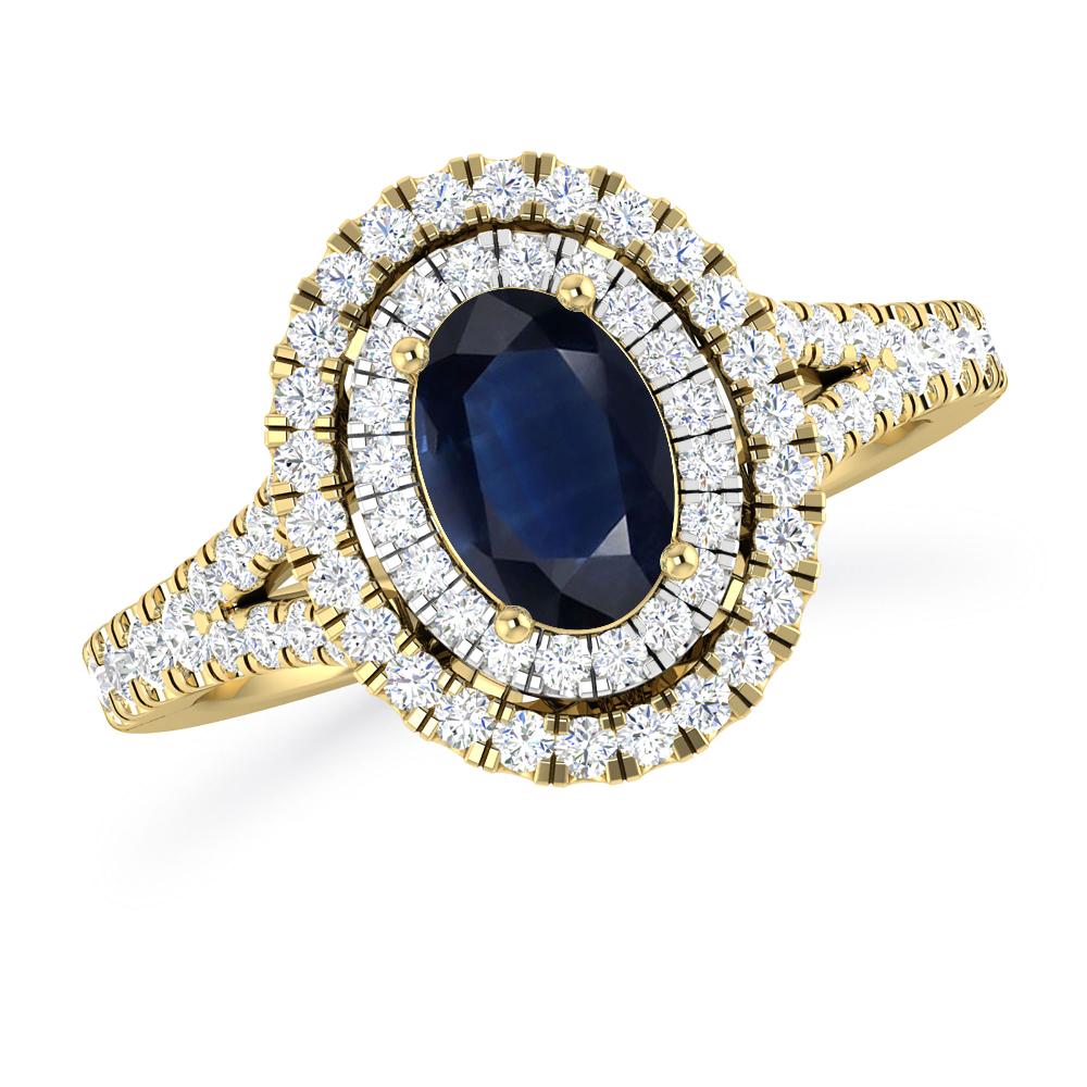 Yellow Gold - Sapphire