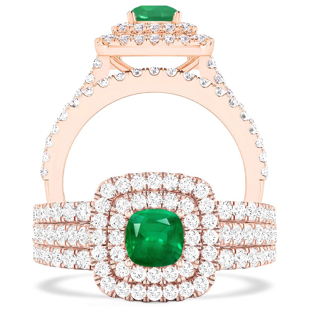 Rose Gold - Emerald