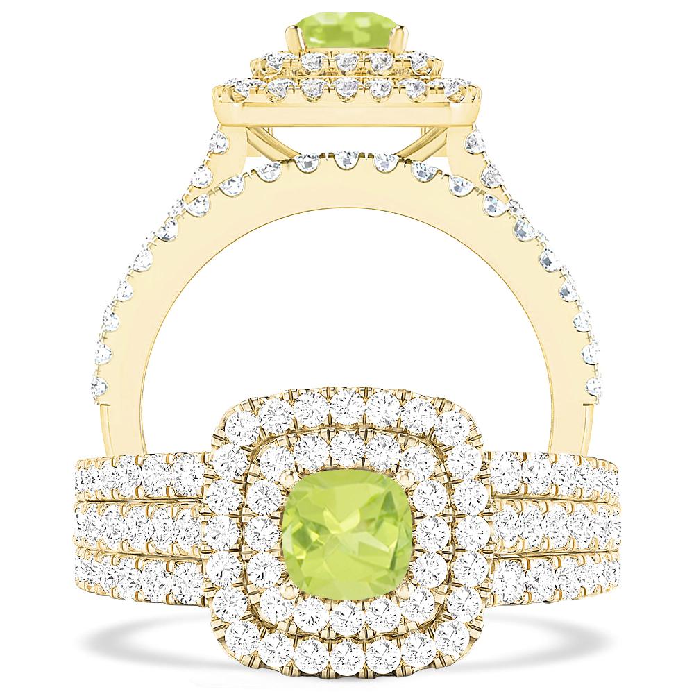 Yellow Gold - Peridot