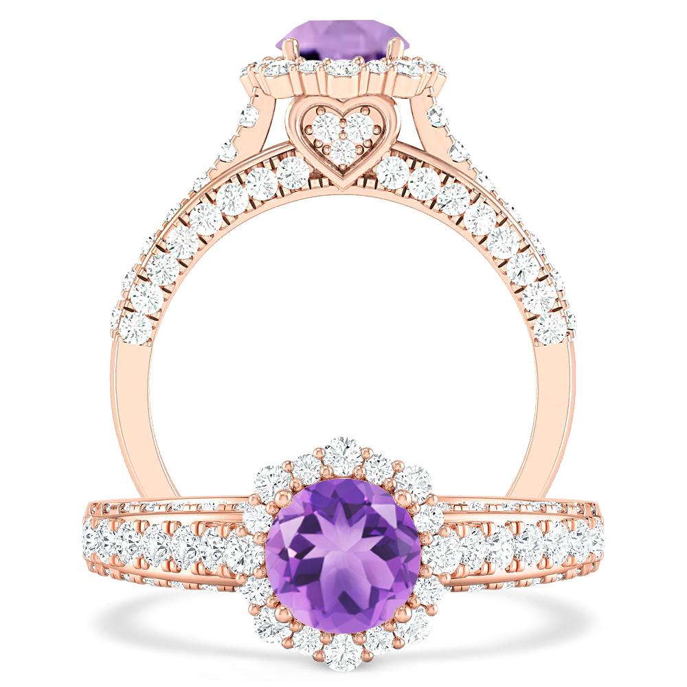 Rose Gold - Amethyst