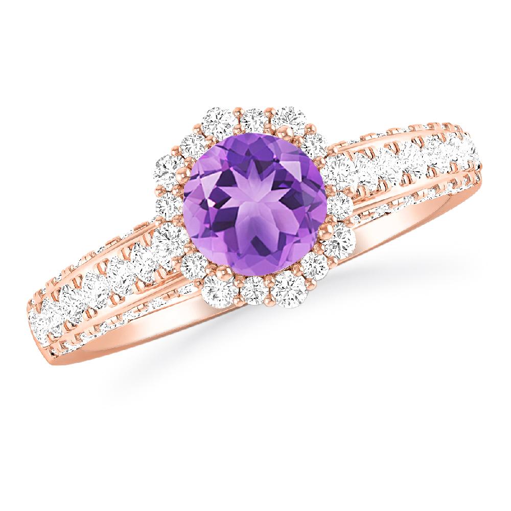 Rose Gold - Amethyst