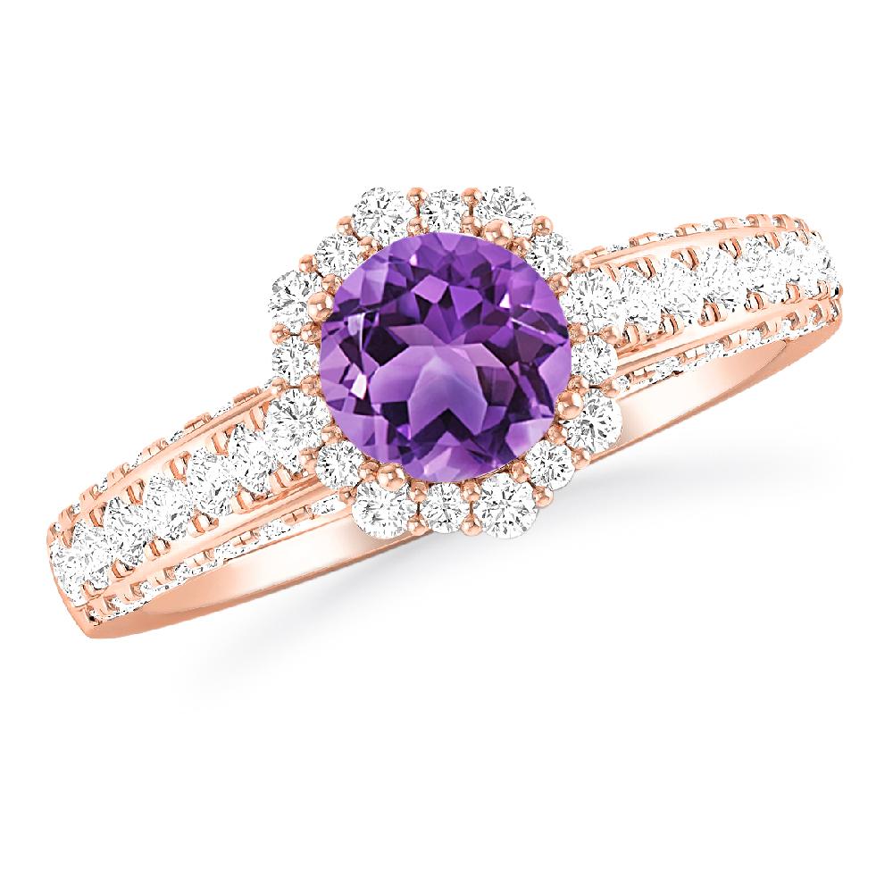 Rose Gold - Amethyst