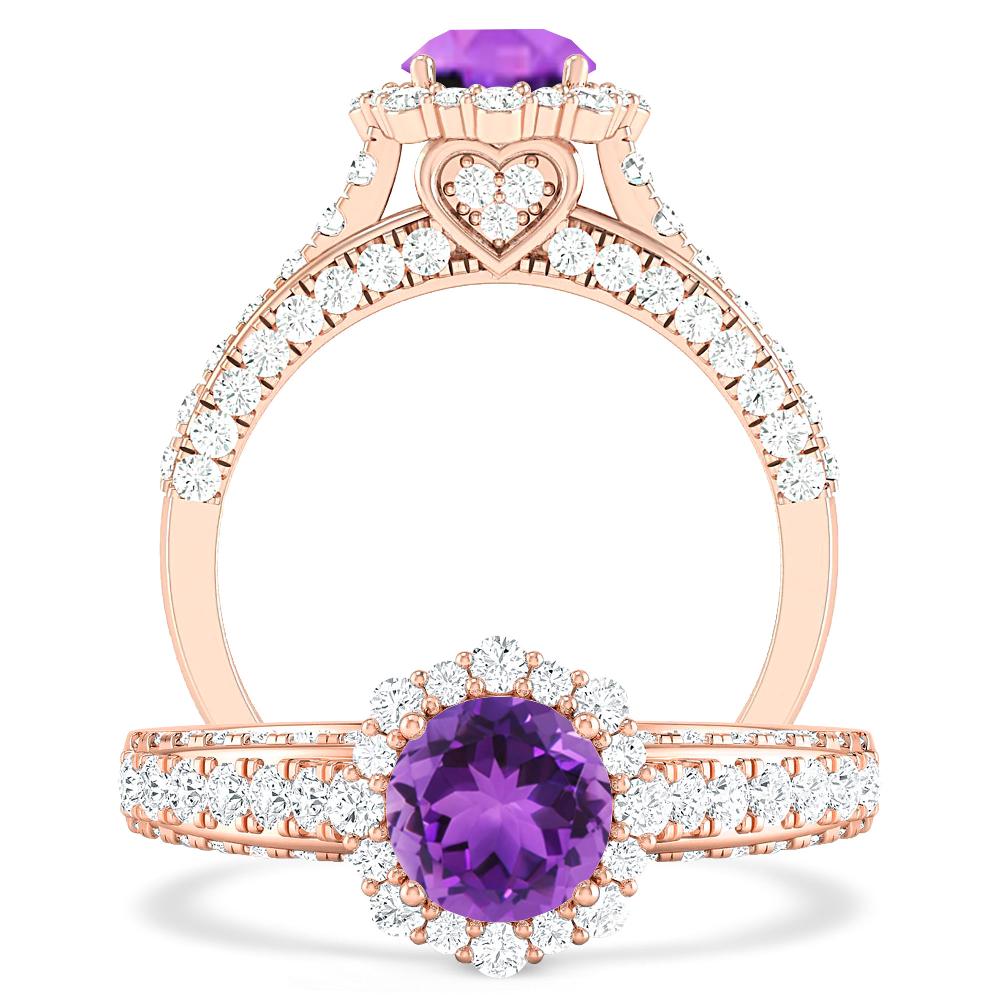 Rose Gold - Amethyst