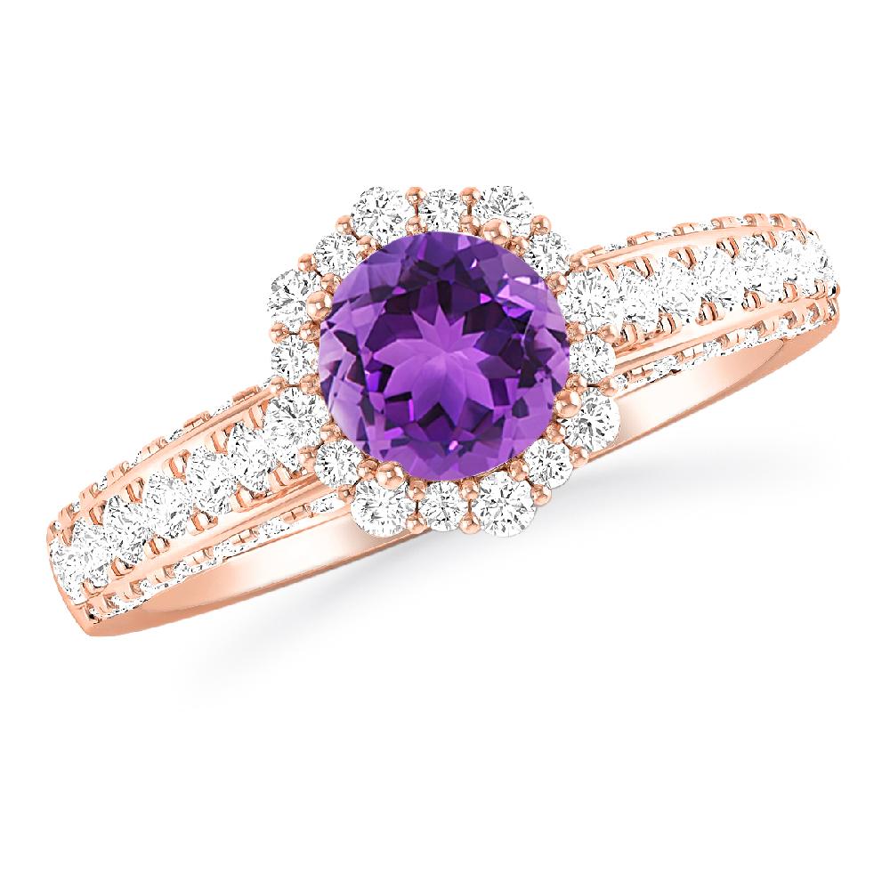 Rose Gold - Amethyst