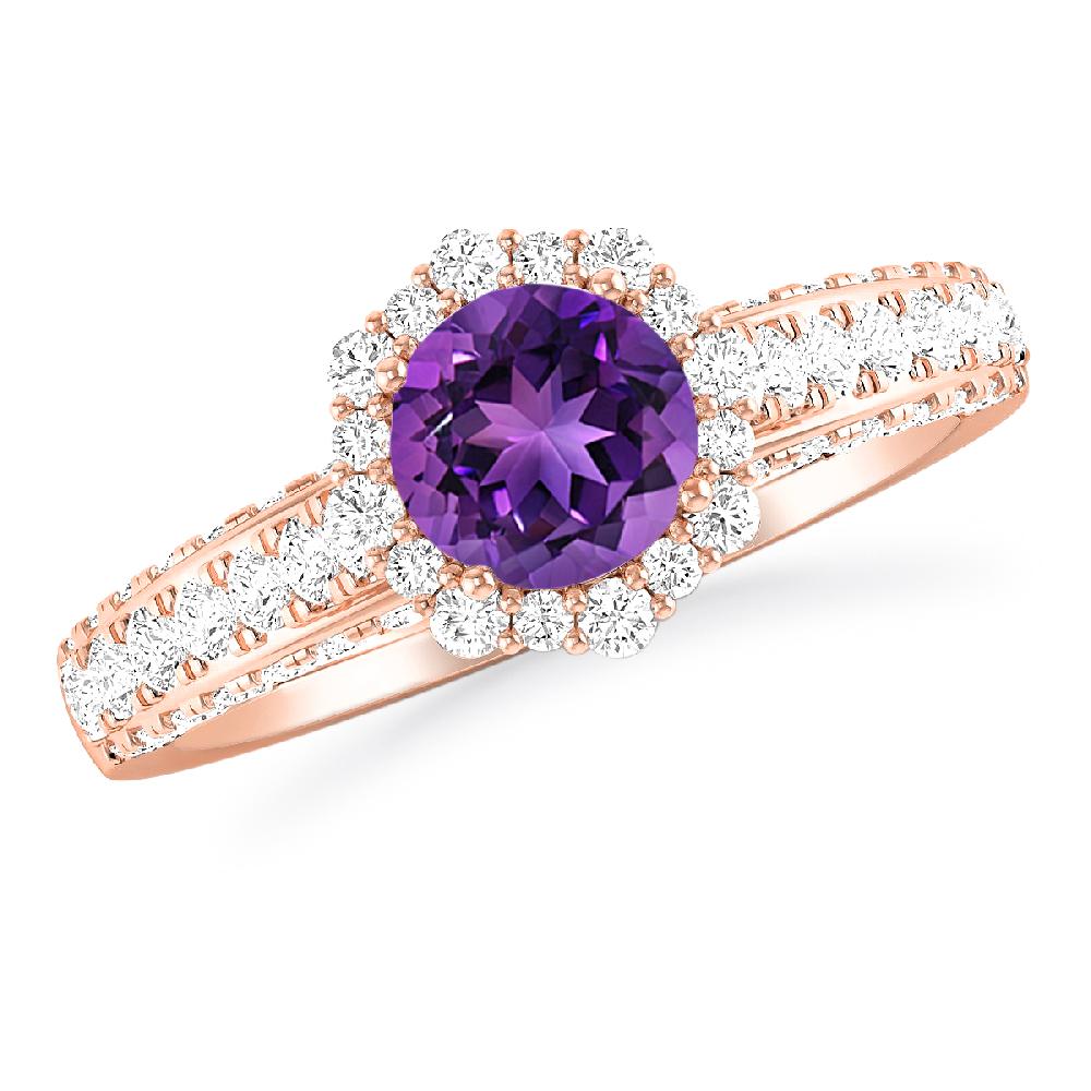 Rose Gold - Amethyst