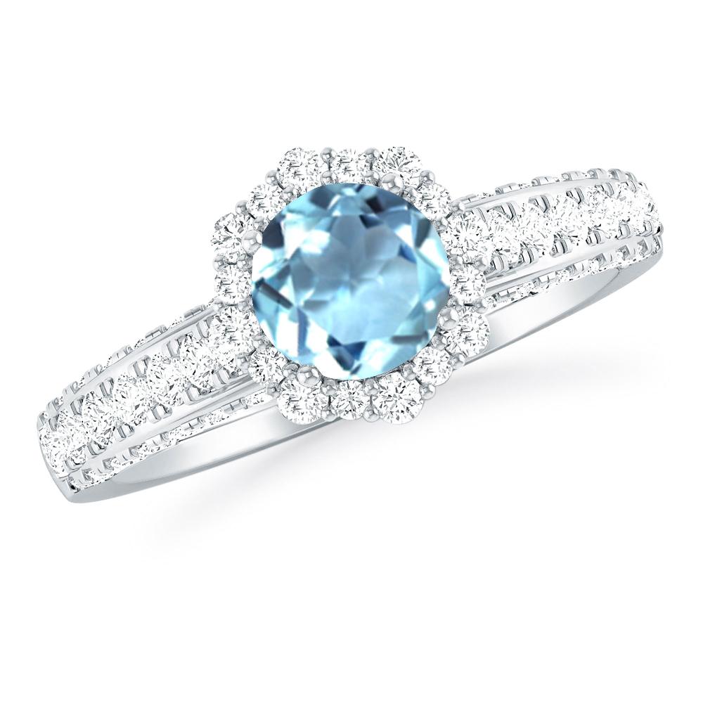 White Gold - Aquamarine