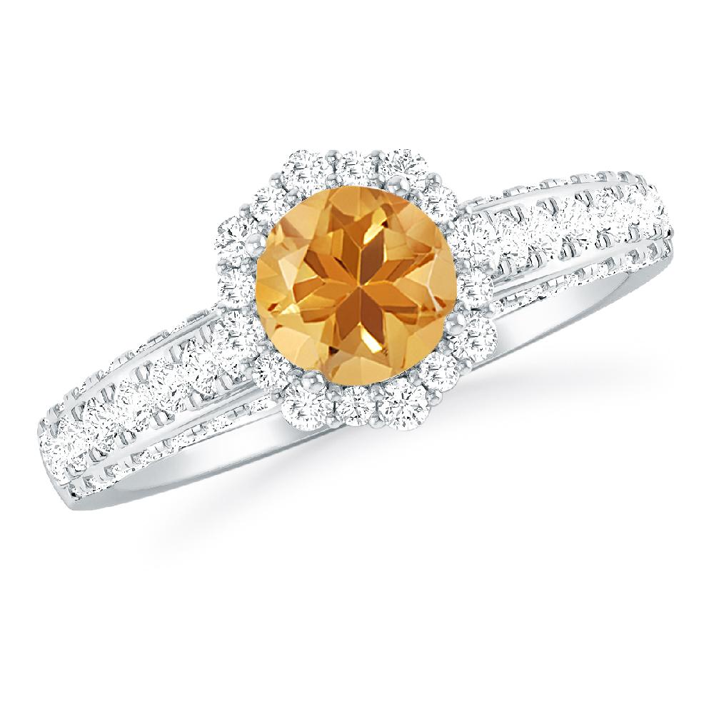 White Gold - Citrine