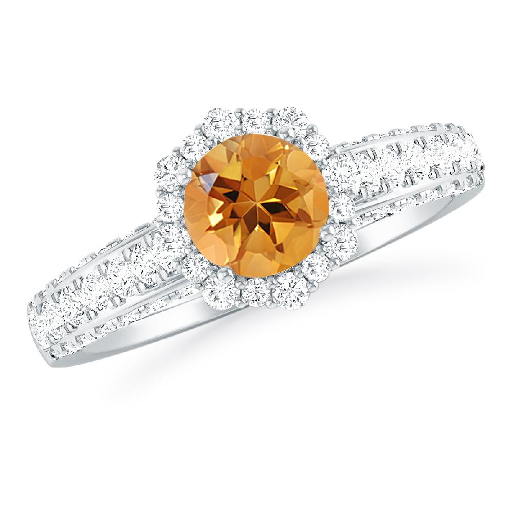 White Gold - Citrine