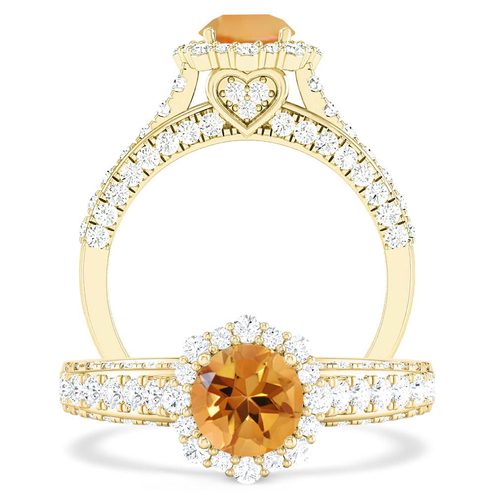 Yellow Gold - Citrine