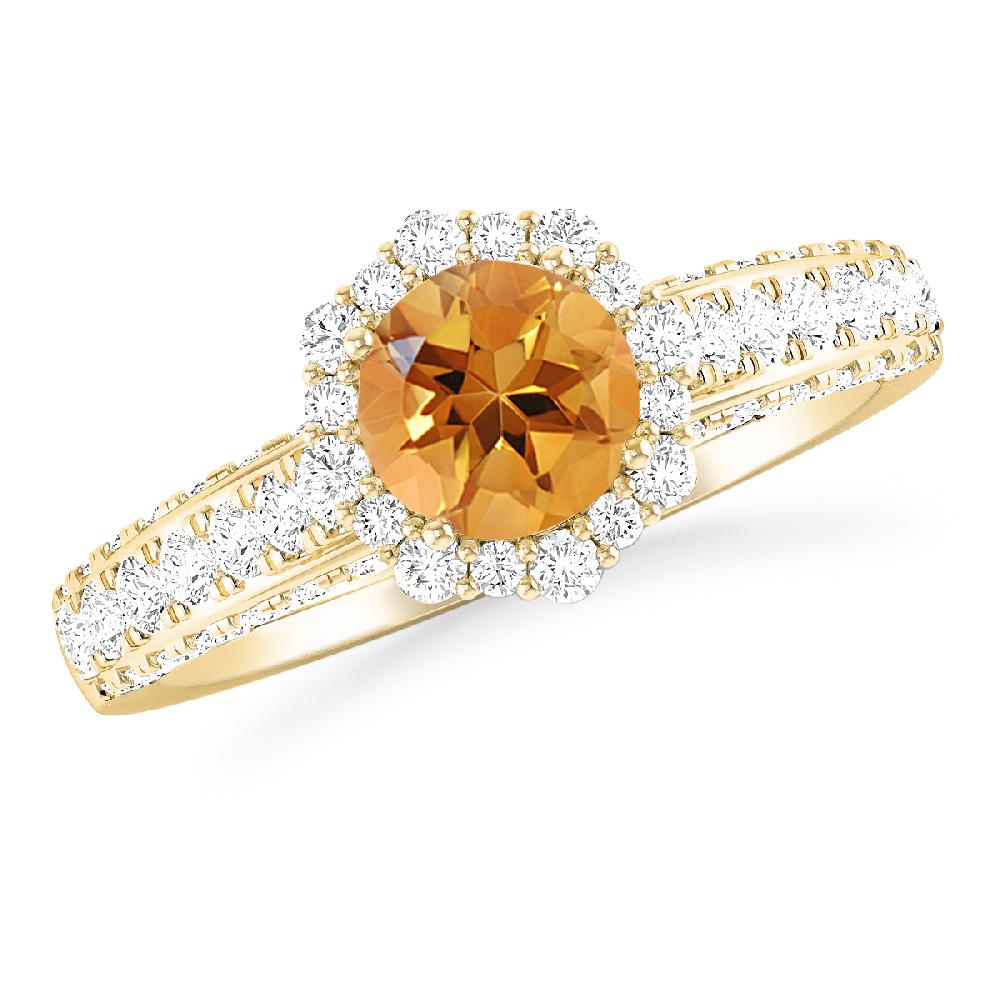 Yellow Gold - Citrine