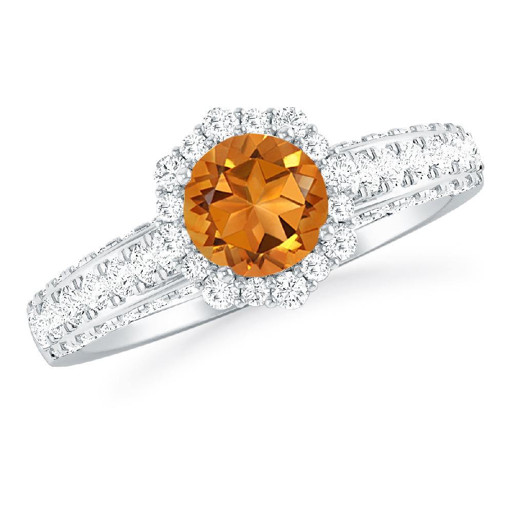 White Gold - Citrine