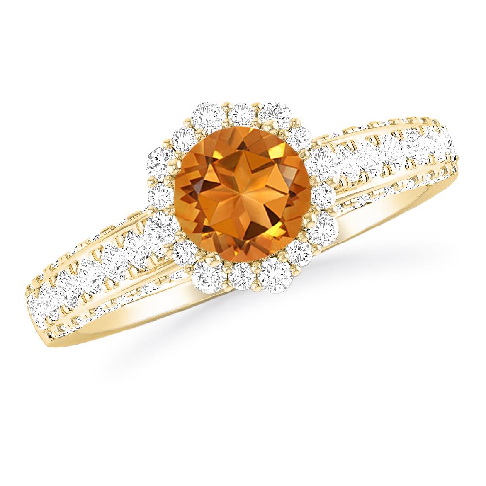 Yellow Gold - Citrine