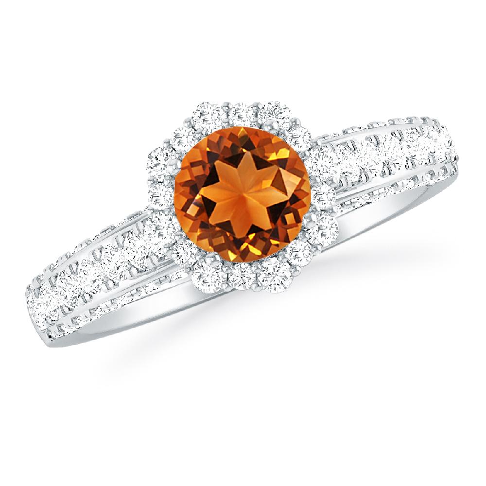 White Gold - Citrine