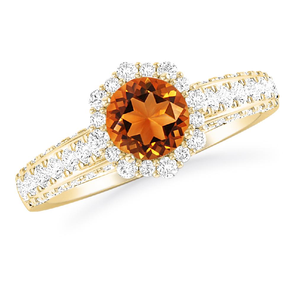 Yellow Gold - Citrine