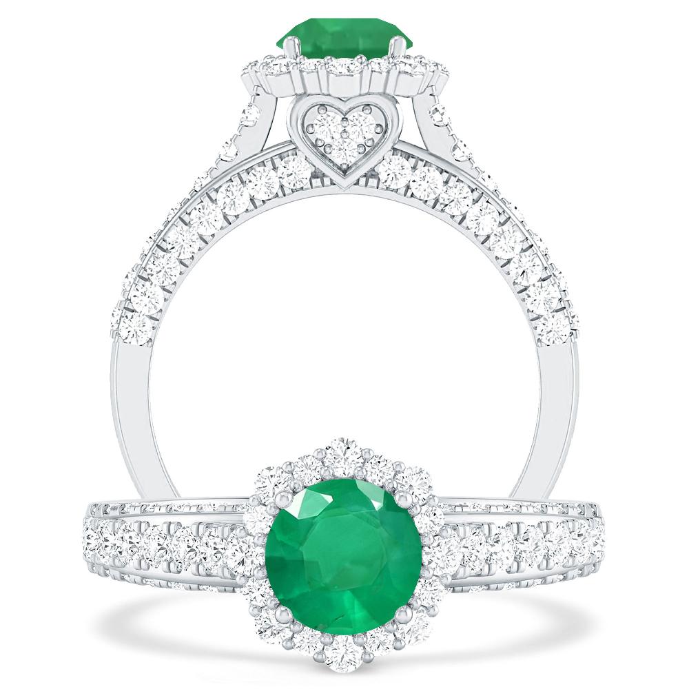 White Gold - Emerald