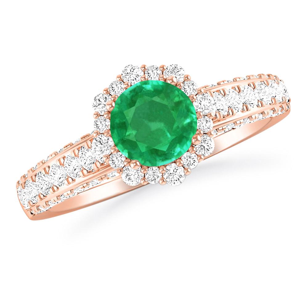 Rose Gold - Emerald