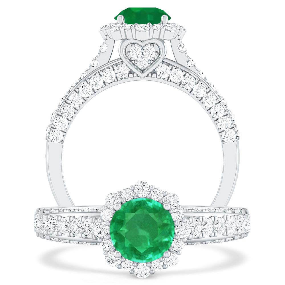 White Gold - Emerald