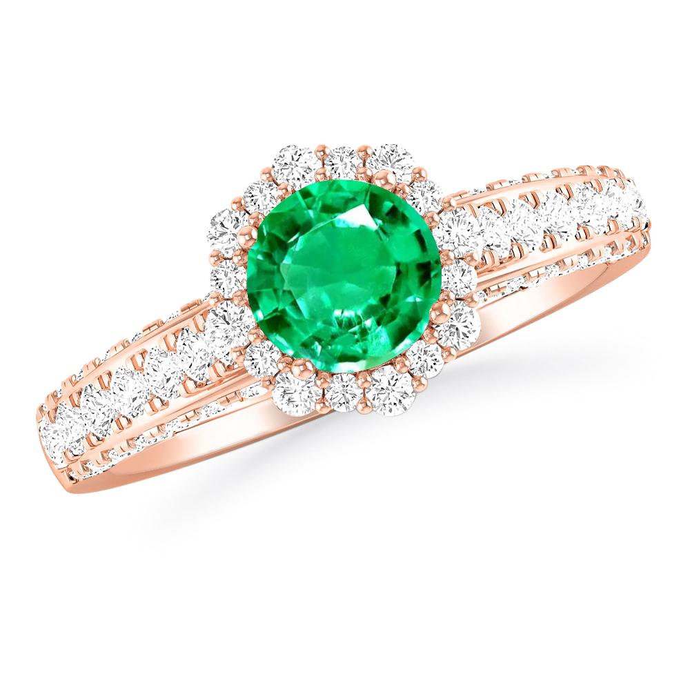 Rose Gold - Emerald