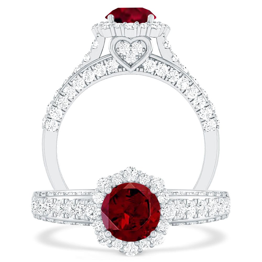 White Gold - Garnet