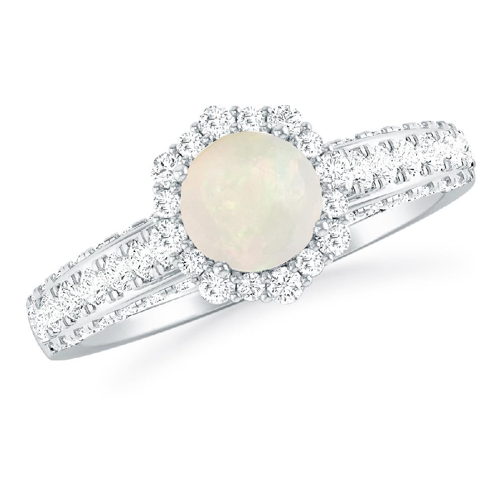 White Gold - Opal