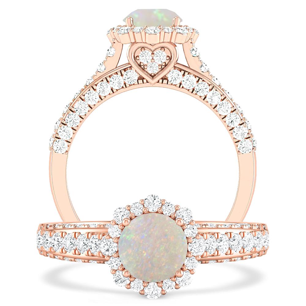 Rose Gold - Opal