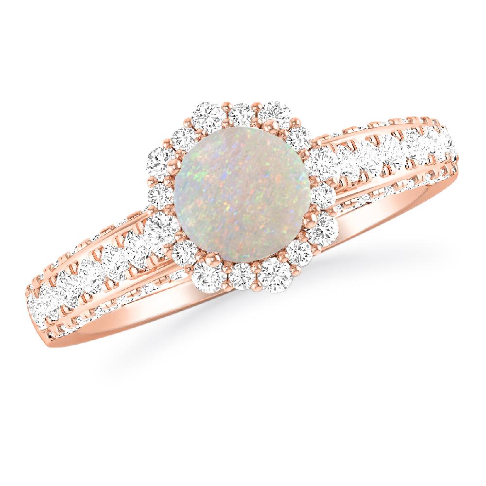 Rose Gold - Opal