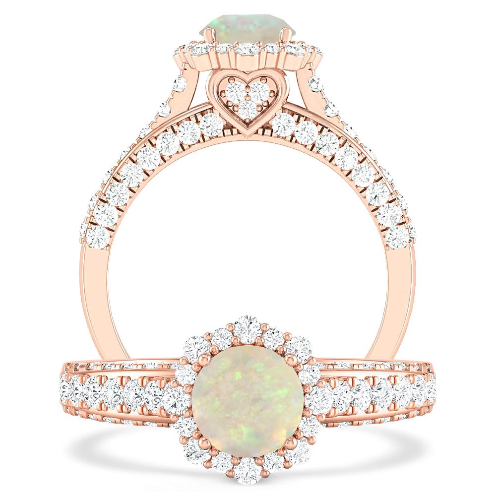 Rose Gold - Opal