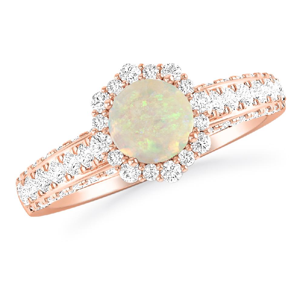 Rose Gold - Opal