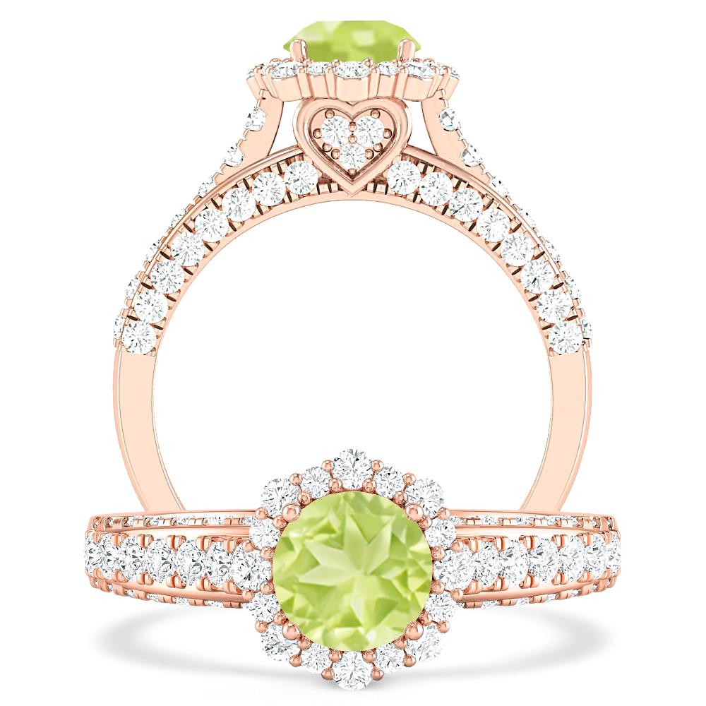 Rose Gold - Peridot