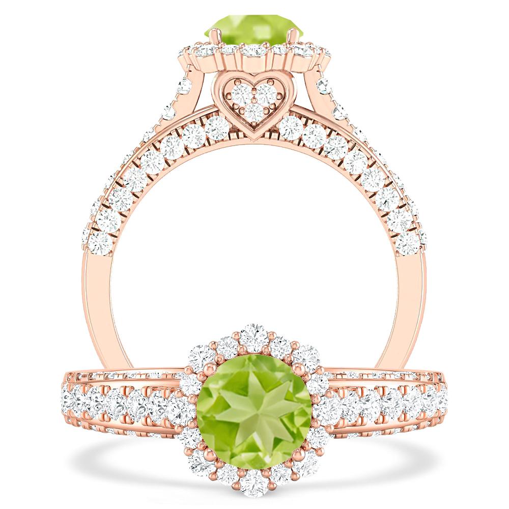 Rose Gold - Peridot