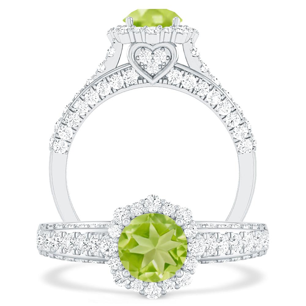 White Gold - Peridot