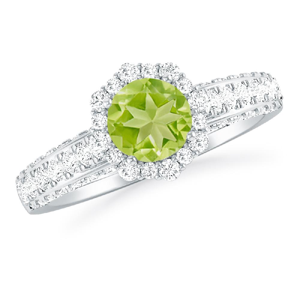 White Gold - Peridot