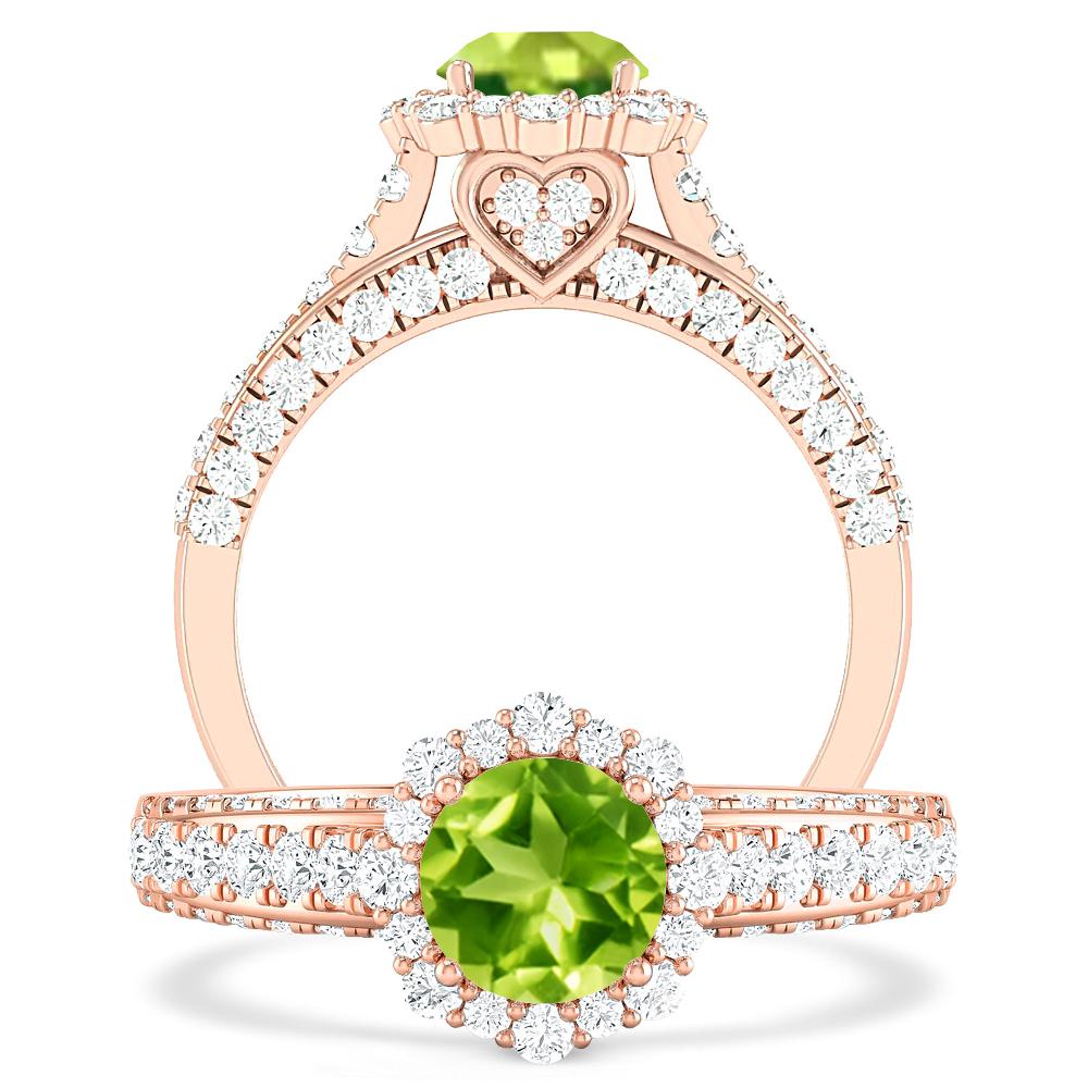 Rose Gold - Peridot