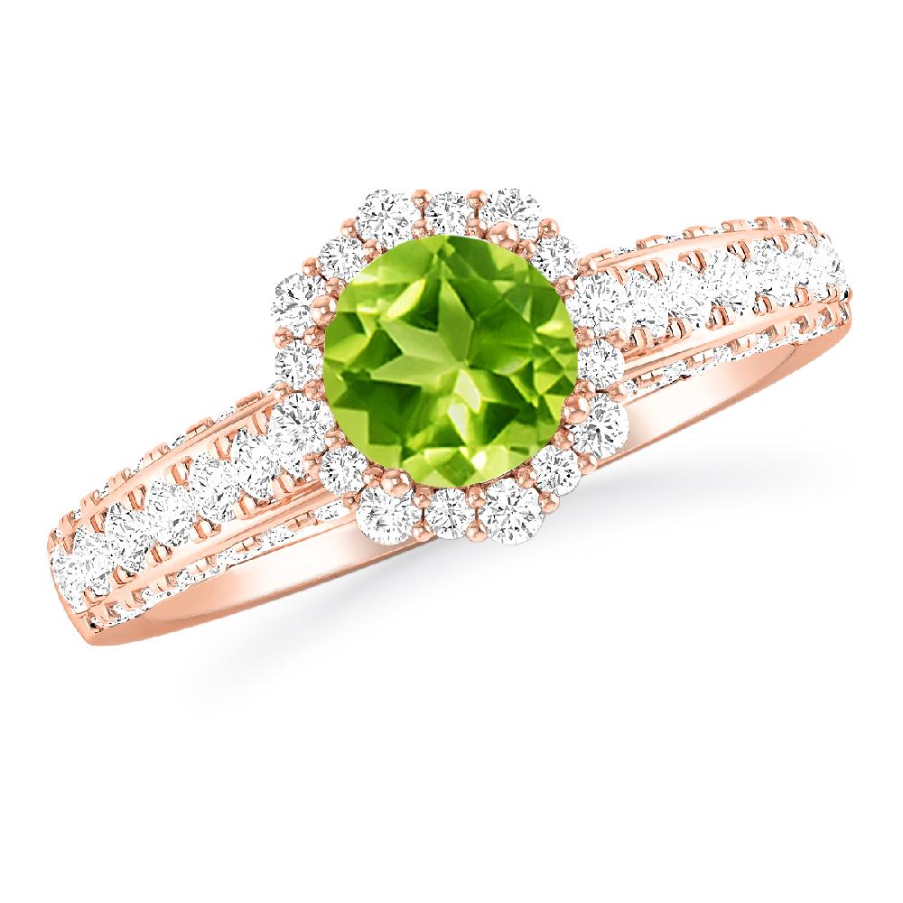 Rose Gold - Peridot