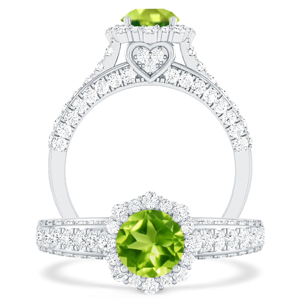 White Gold - Peridot