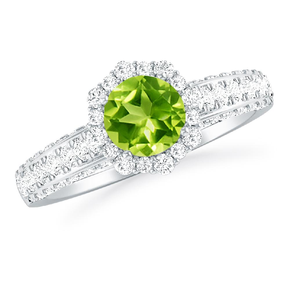 White Gold - Peridot