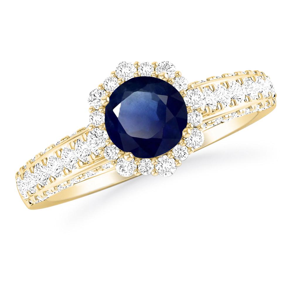 Yellow Gold - Sapphire